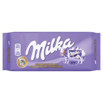 Milka Chocolade Tablet Alpenmelk