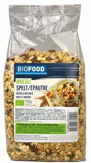 Biofood Speltmuesli noten-rozijnen