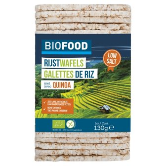 Biofood Rijstwafels Quinoa Bio