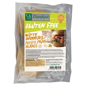 Damhert Gluten Free Witte broodjes