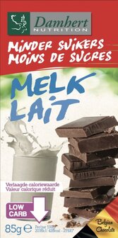 Damhert Minder Suikers Chocoladetablet Melk