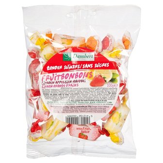 Damhert Zonder Suikers Fruitbonbons