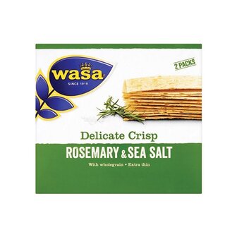 Wasa Delicate Thin Crisp Rosemary &amp; Salt