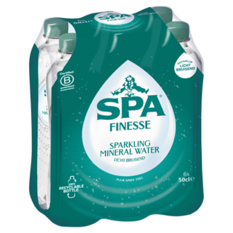 6p Spa Finesse licht bruisend mi&shy;ne&shy;raal&shy;wa&shy;ter