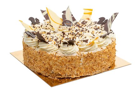 Hazelnootschuimtaart 8 personen