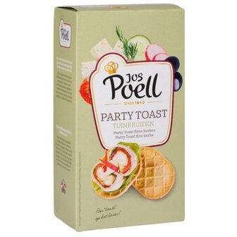 Jos poell party toast tuinkruiden