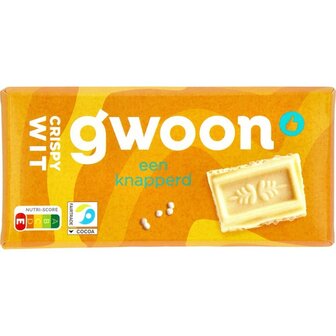 Gwoon Witte Chocolade Tablet Crispy