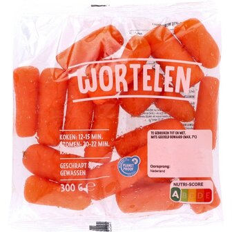 Geschrapte worteltjes