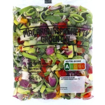 Macaroni/spaghetti groenten