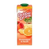 Dub&shy;bel&shy;drank sinaasappel perzik