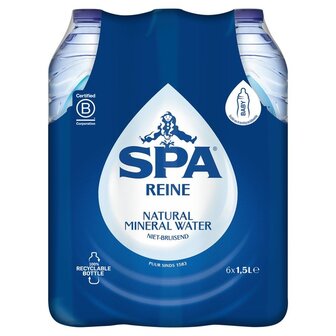 6p Spa Rei&shy;ne kool&shy;zuur&shy;vrij mi&shy;ne&shy;raal&shy;wa&shy;ter