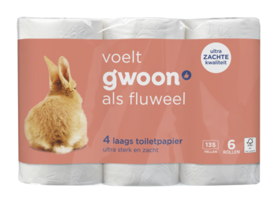 Gwoon Toiletpapier 4-laags