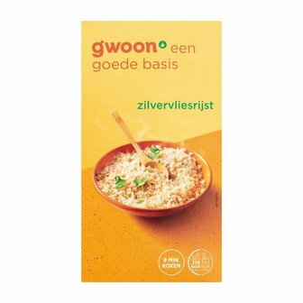 Gwoon zilvervliesrijst