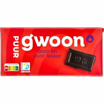 Gwoon Chocolade Tablet Puur