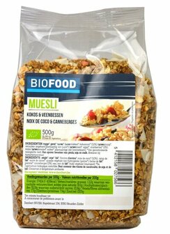 Biofood Muesli kokos-veenbessen