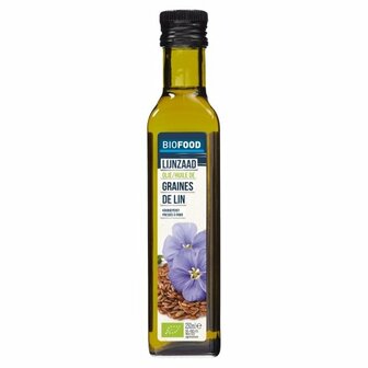 Biofood Lijnzaadolie Koudgeperst Bio