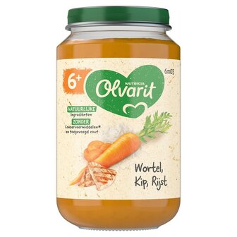 Olvarit 6m03 Wortel,Kip,Rijst