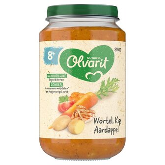 Olvarit 8m01 Wortel,Kip,Aardappel