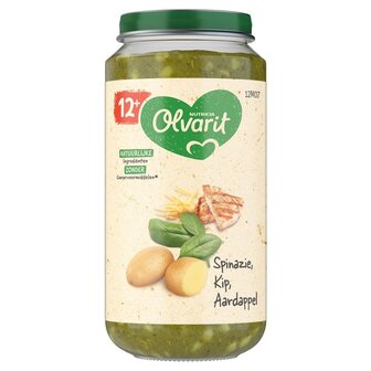 Olvarit 12m07 Spinazie,Kip,Aardappel
