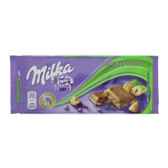 Milka Chocolade Tablet Gebroken Noot 