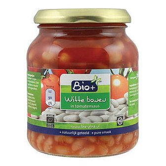 Bio+ Witte Bonen in Tomatensaus