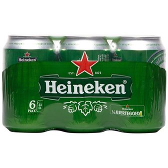 Heineken Pils Blik 6 stuks