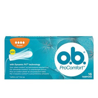 OB Pro-Comfort Tampons Super 