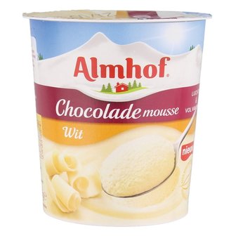 Almhof Chocolademousse Wit 