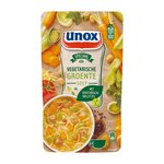 Unox Soep in Zak Groentesoep met vegetarische gehaktballetjes