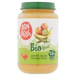 Bonbébé 12+ Bio Perzik,Appel,Banaan,Kiwi